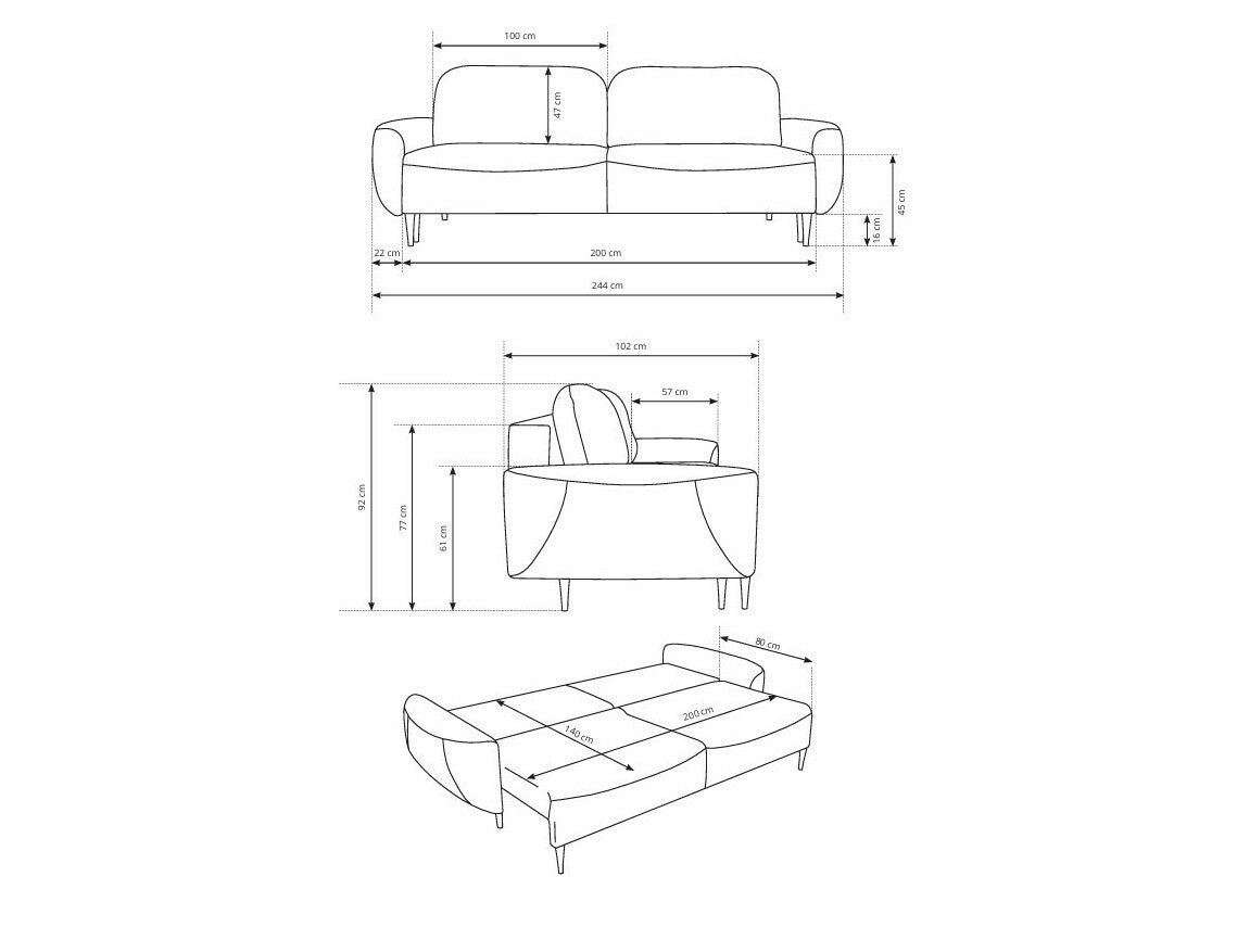 Sofá cama 576405