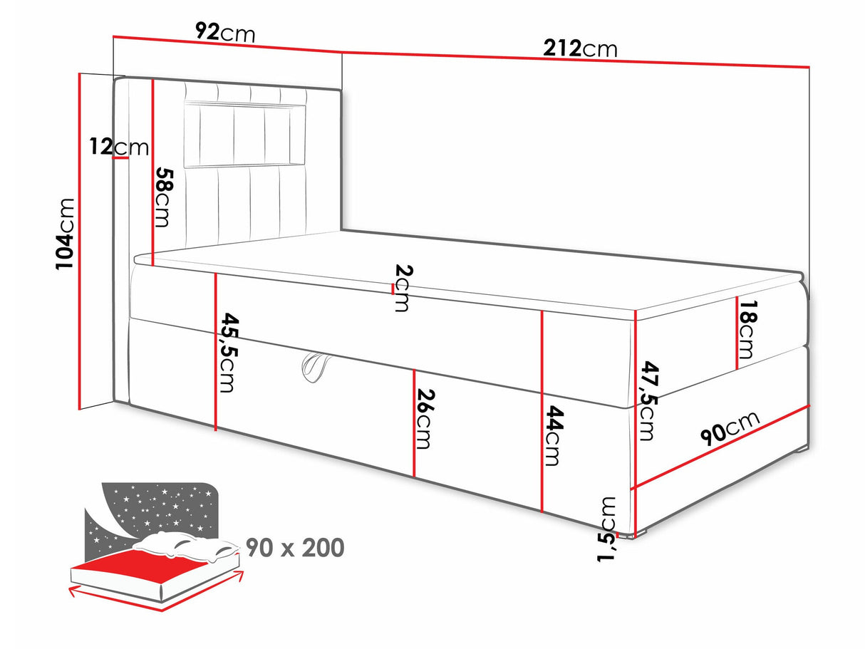 Cama continental 470088