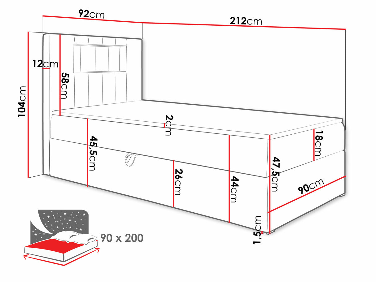 Cama continental 470088