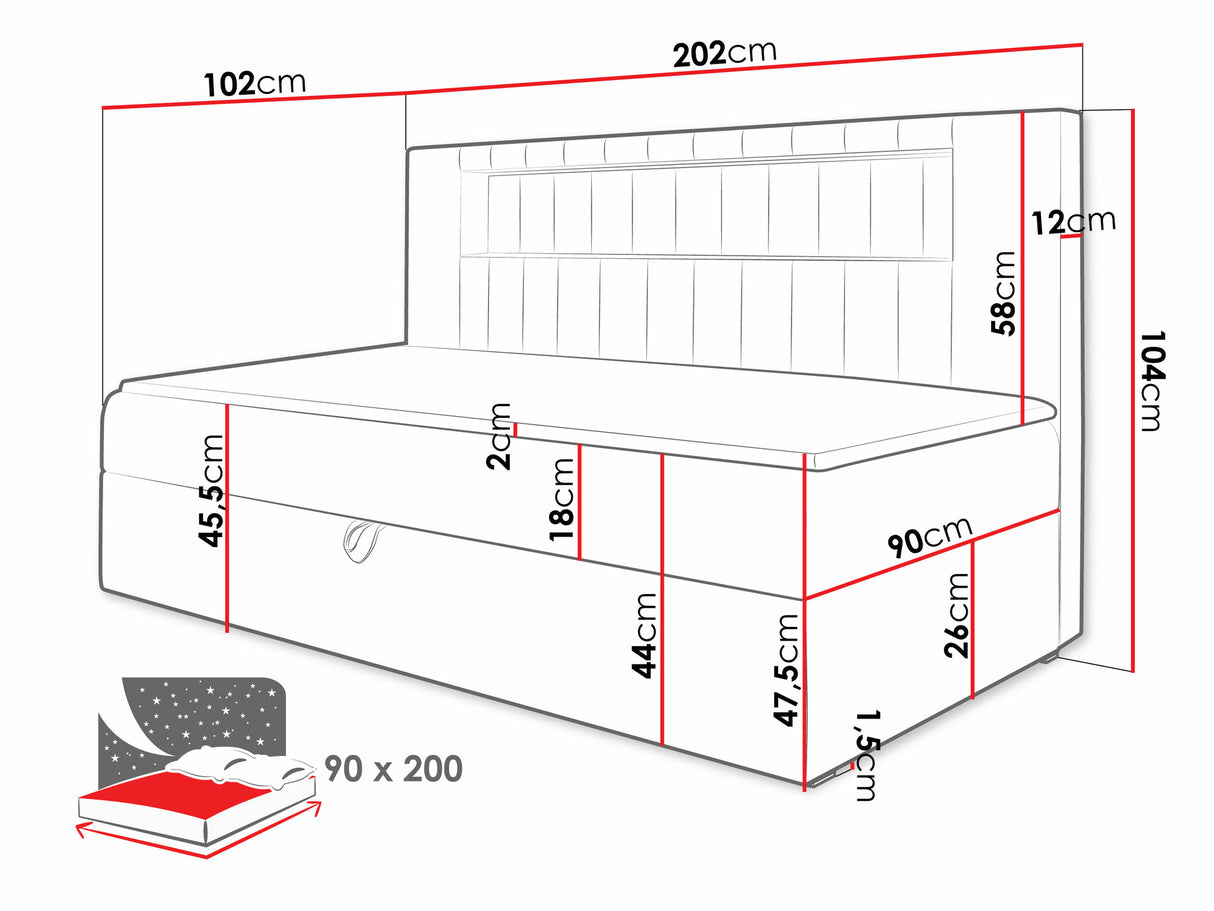 Cama continental 470032