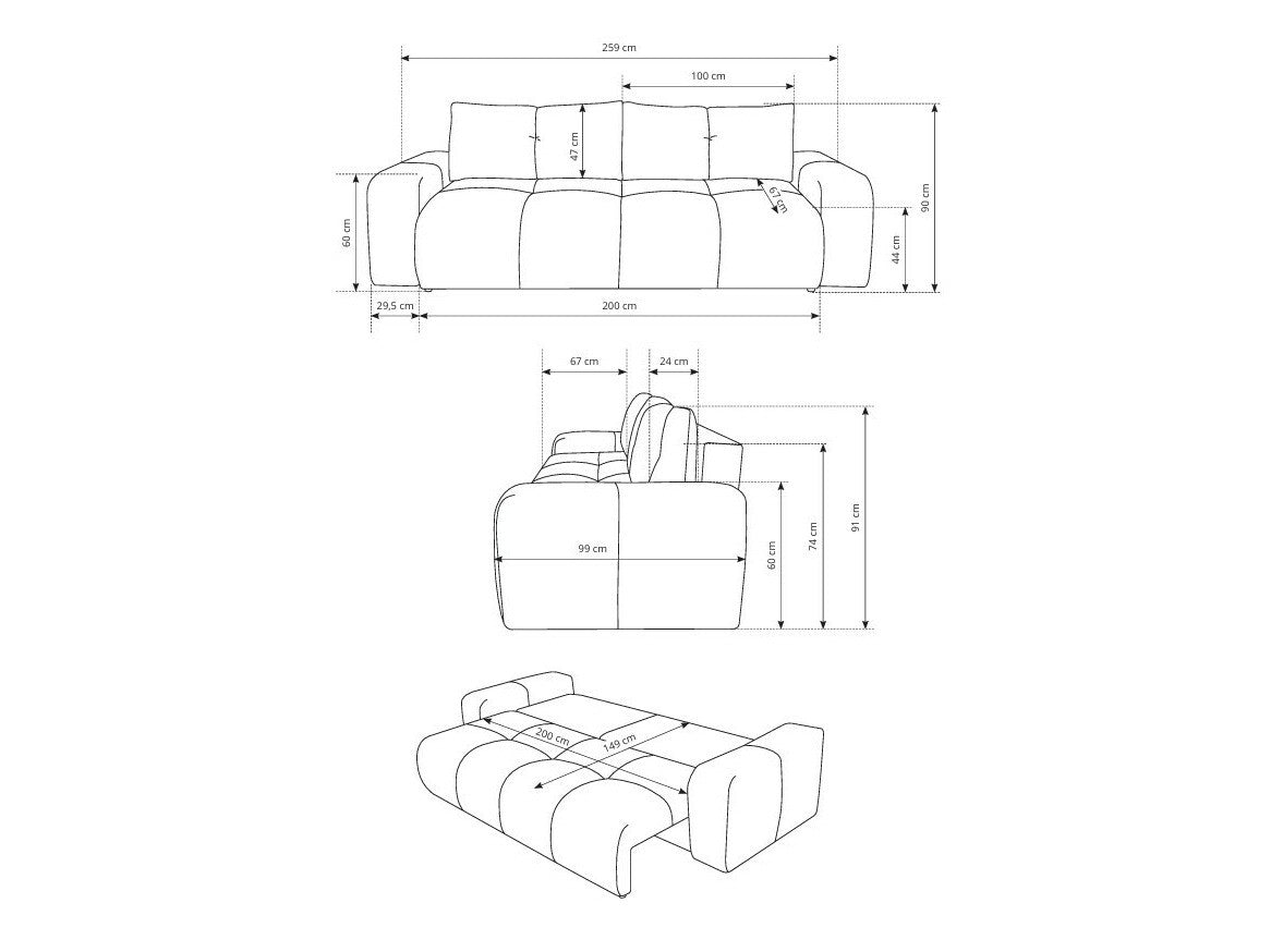 Sofá cama 576668
