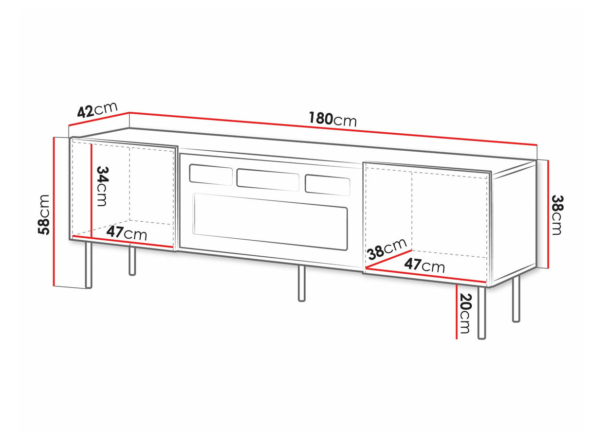 Mueble TV 582060