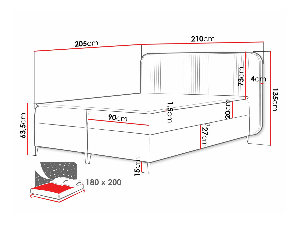 Cama continental 582487