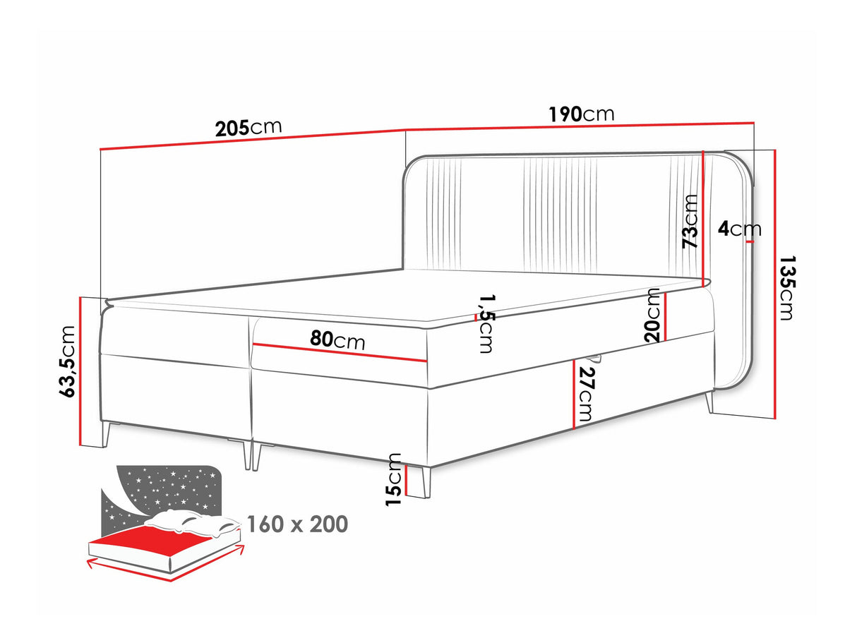 Cama continental 582487