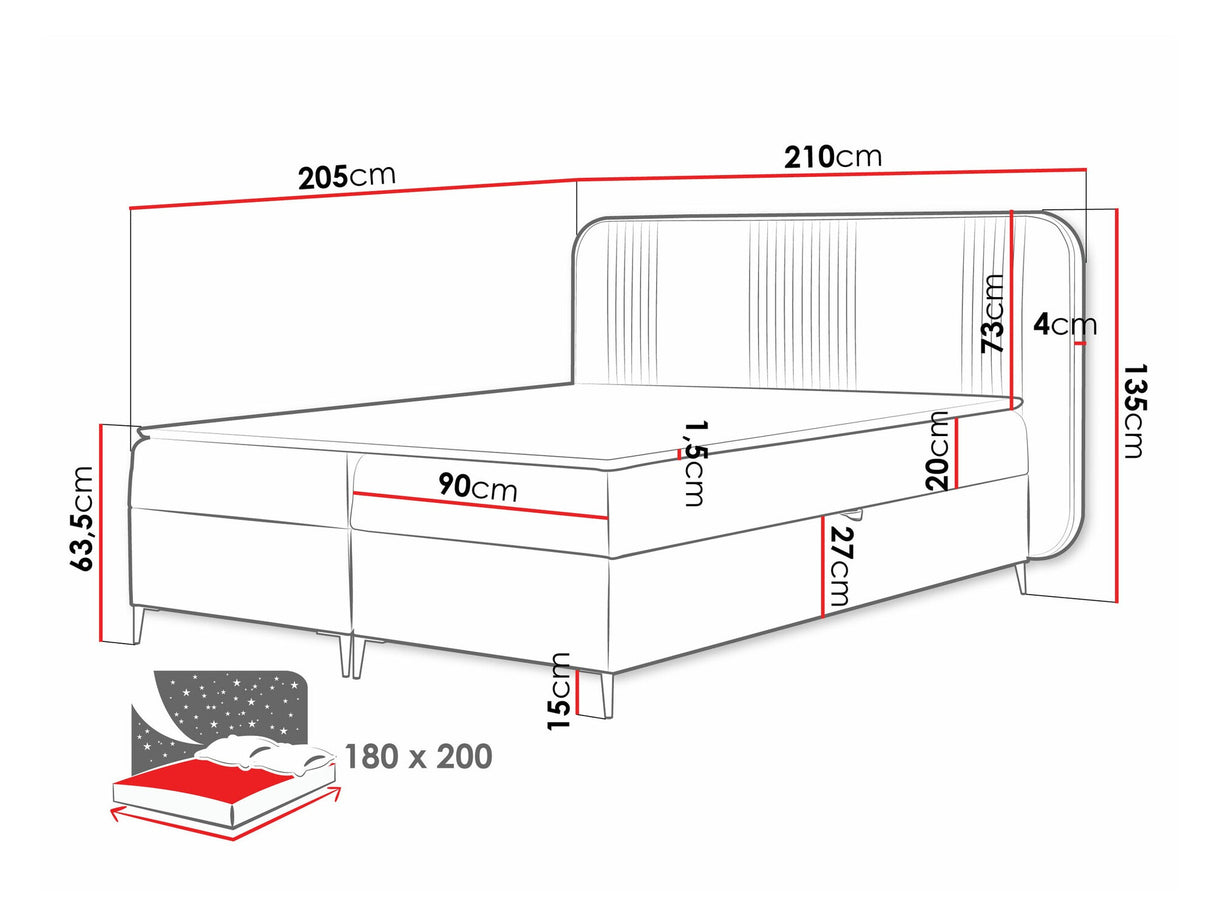 Cama continental 582487