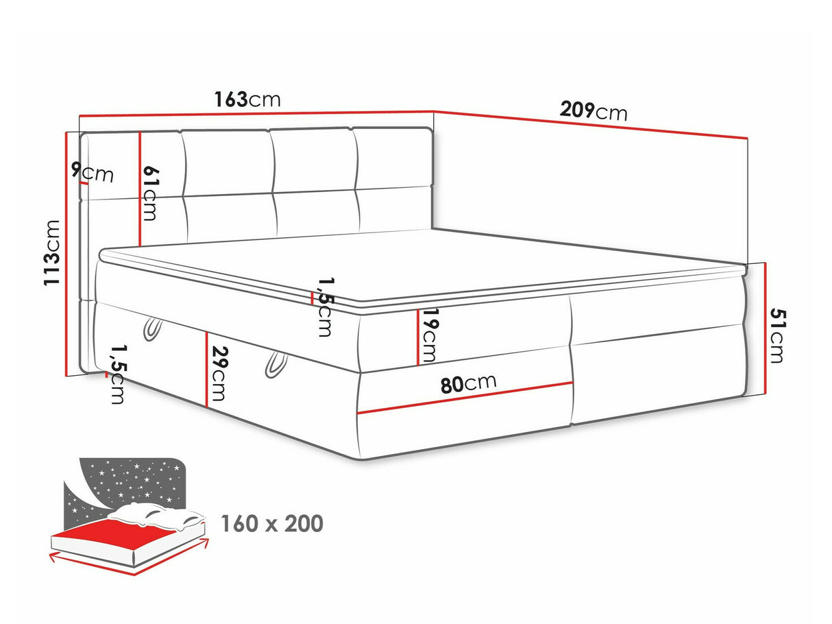 Cama continental 541393