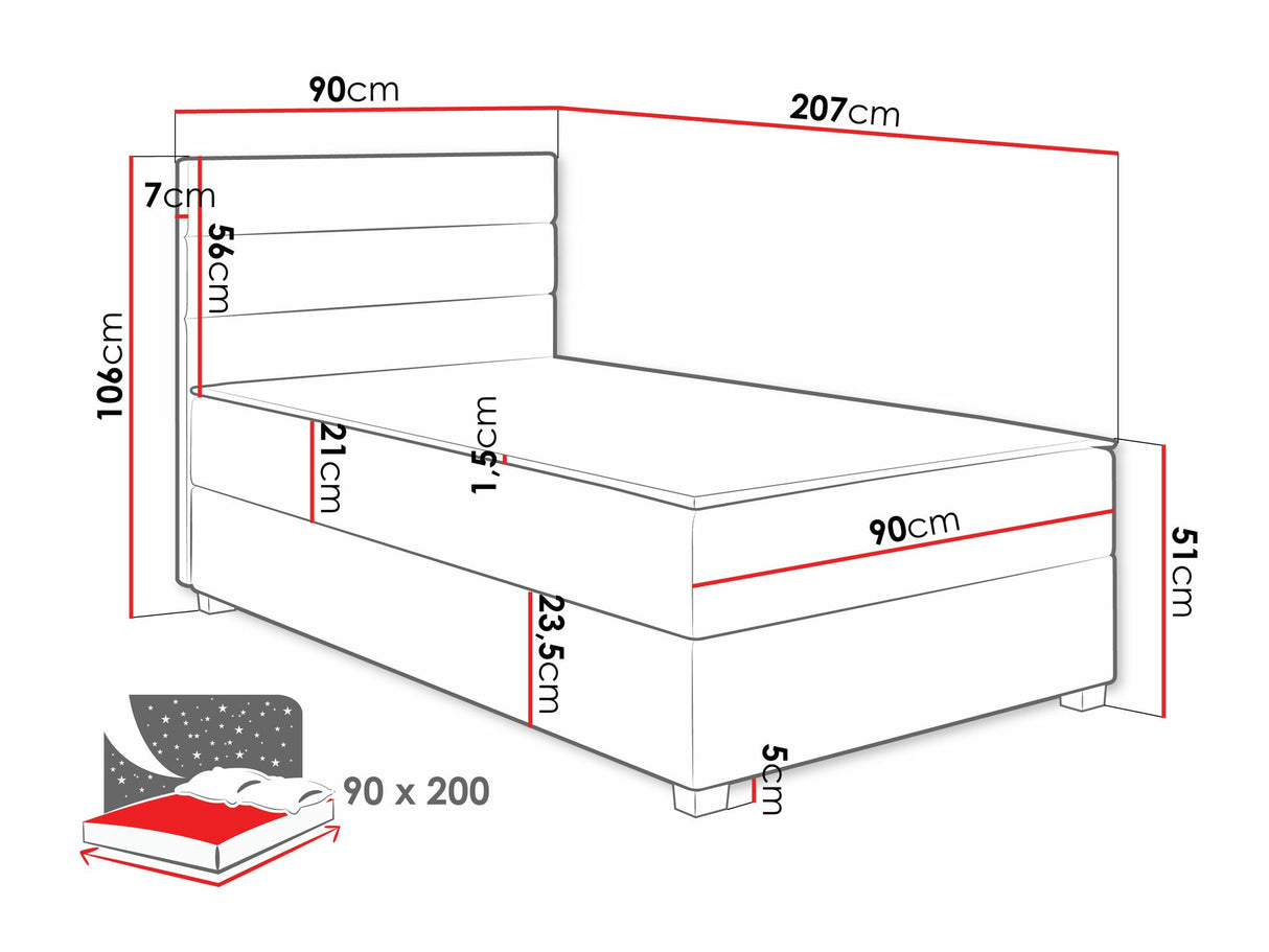 Cama continental 587248