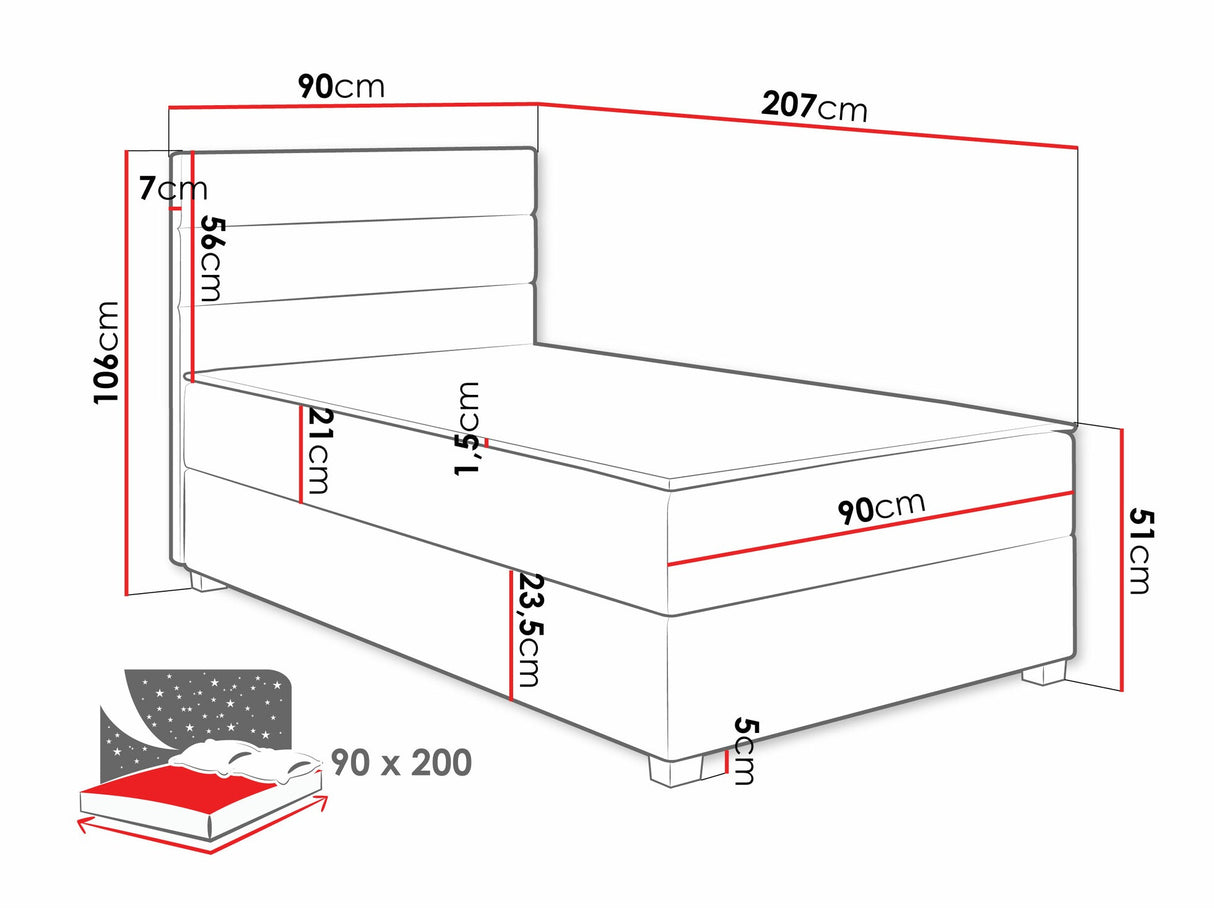 Cama continental 587248