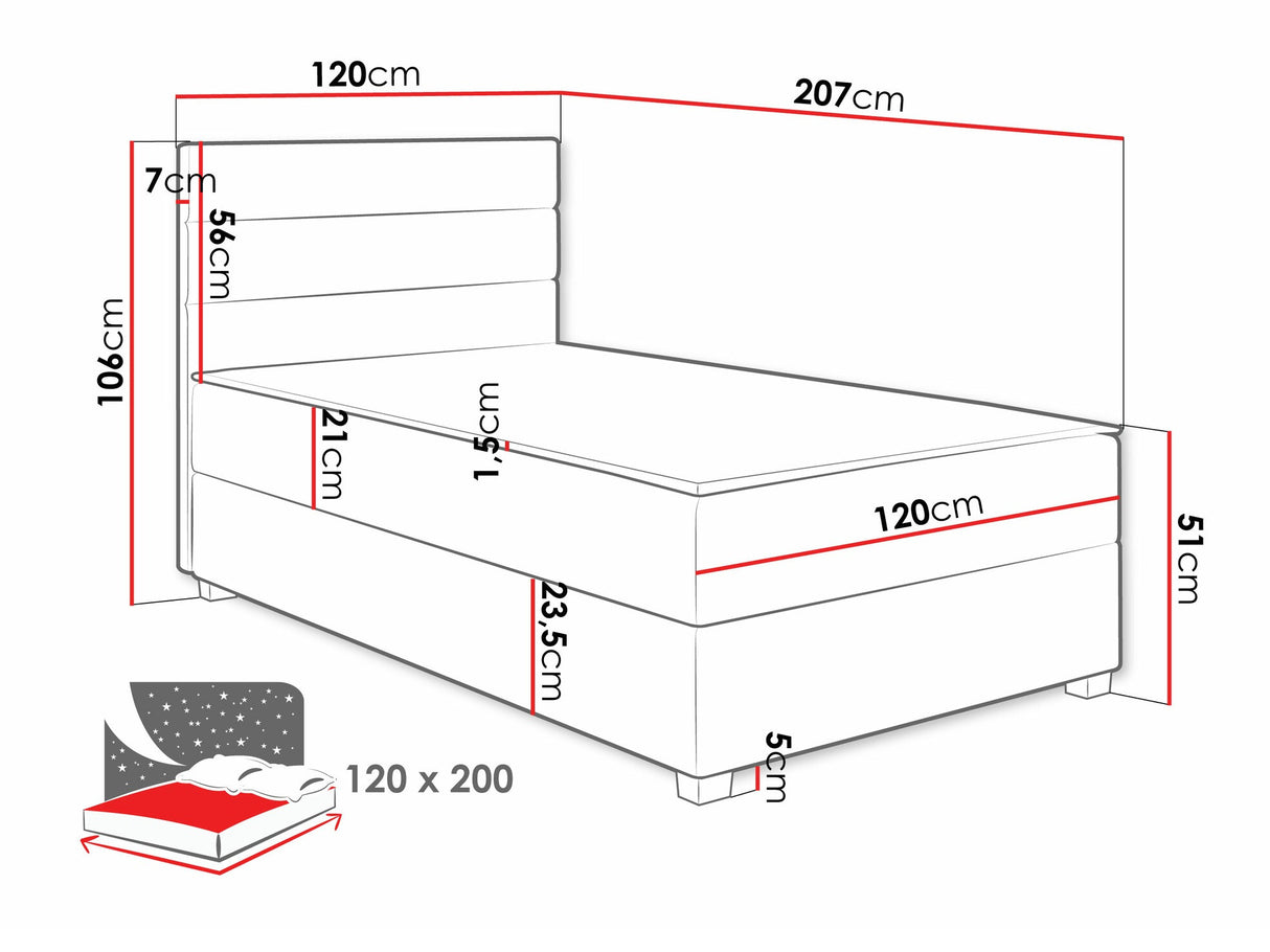 Cama continental 587248