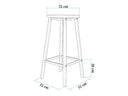 Silla de barra Amoenum