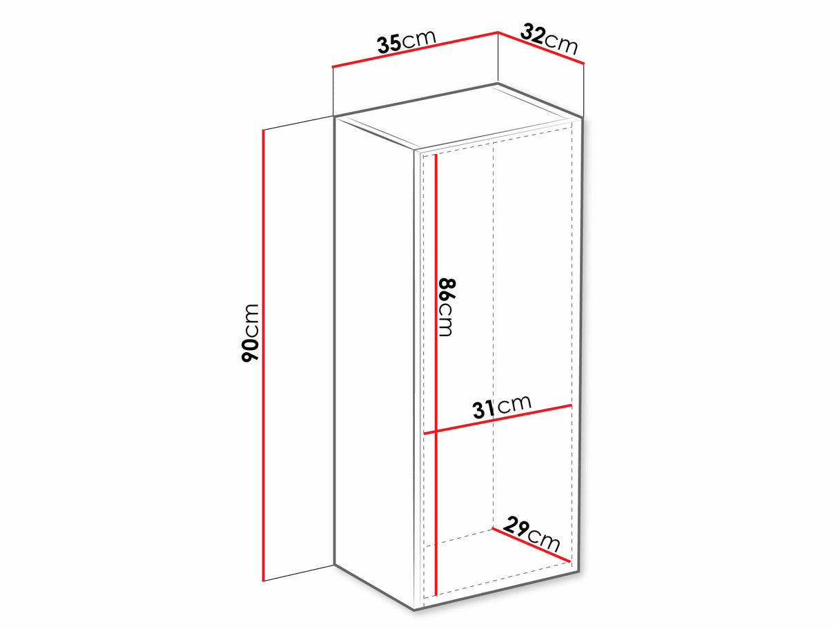 Armario de pared 63097