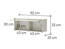 Armario de pared Pratulus