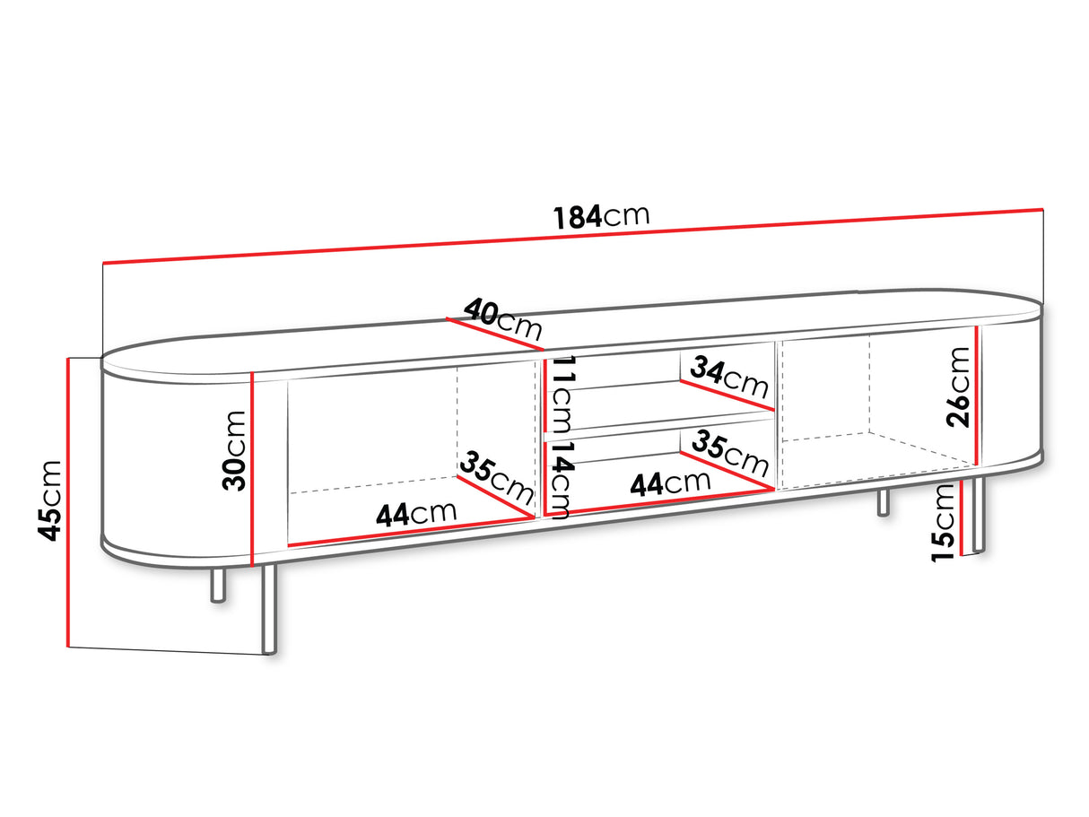 Mueble TV 596110