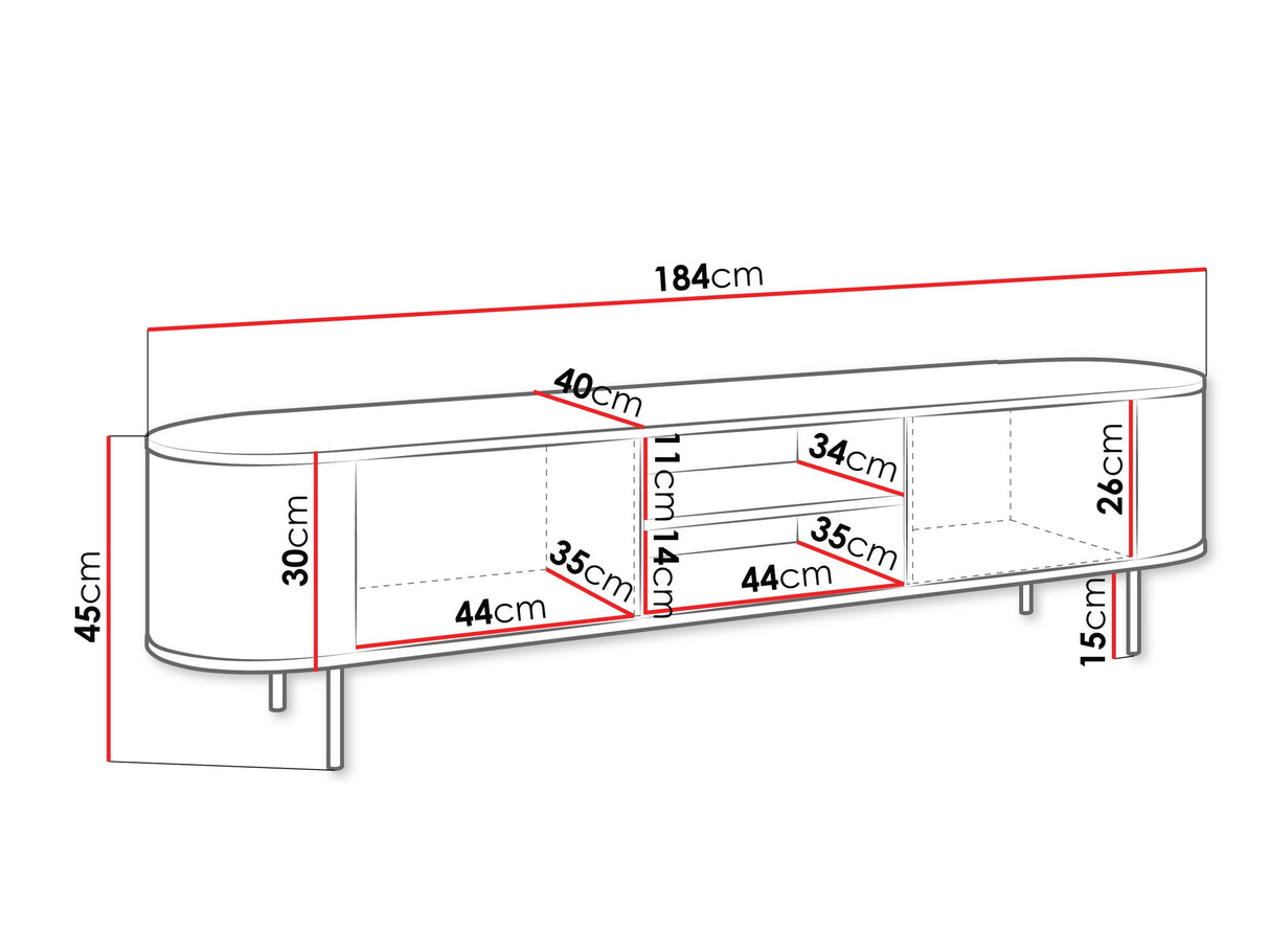 Mueble TV 596110