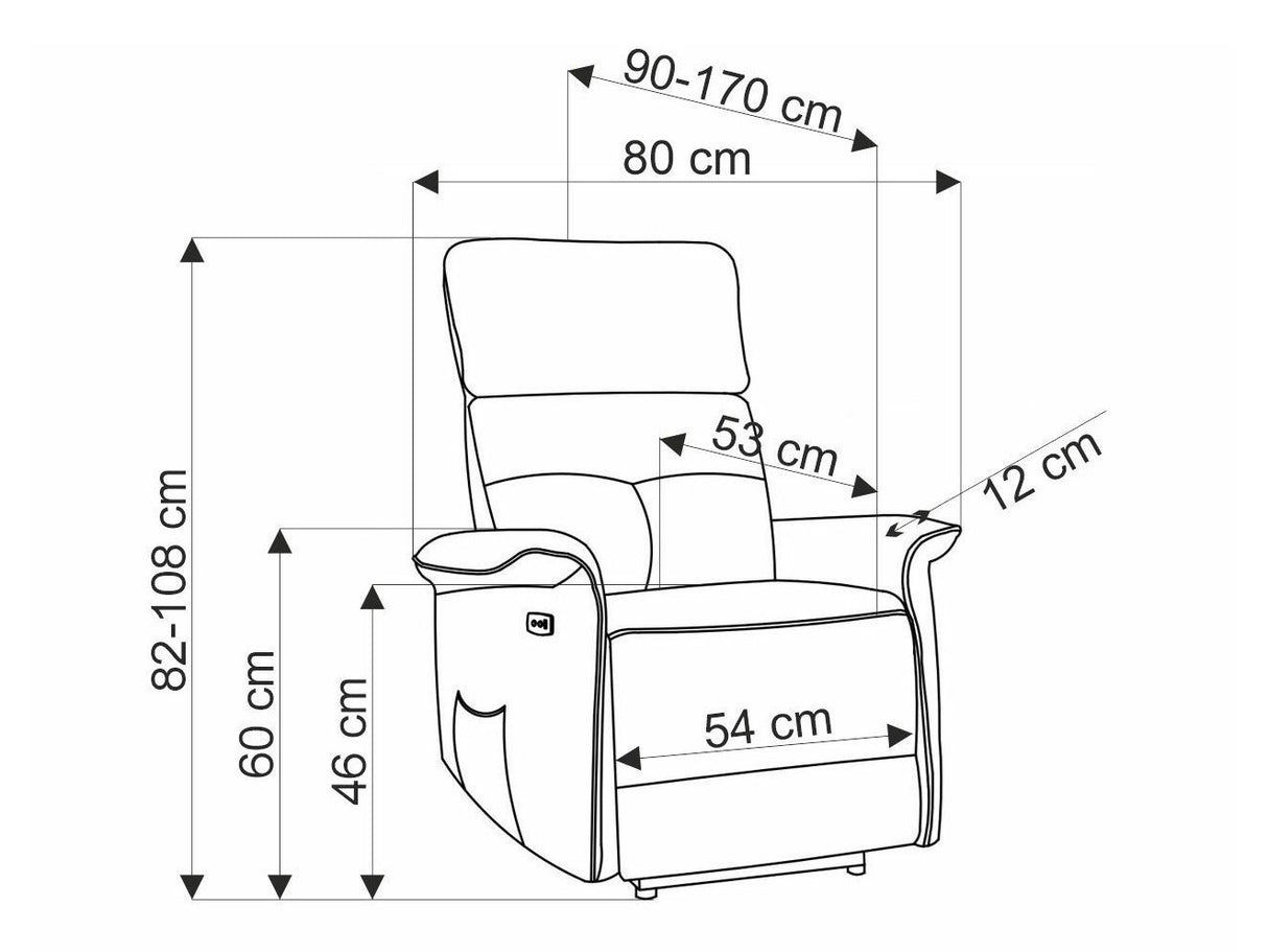 Sillón reclinable 596131