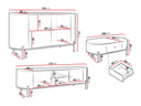 Conjunto de salón Comfivo Mirsoni 104