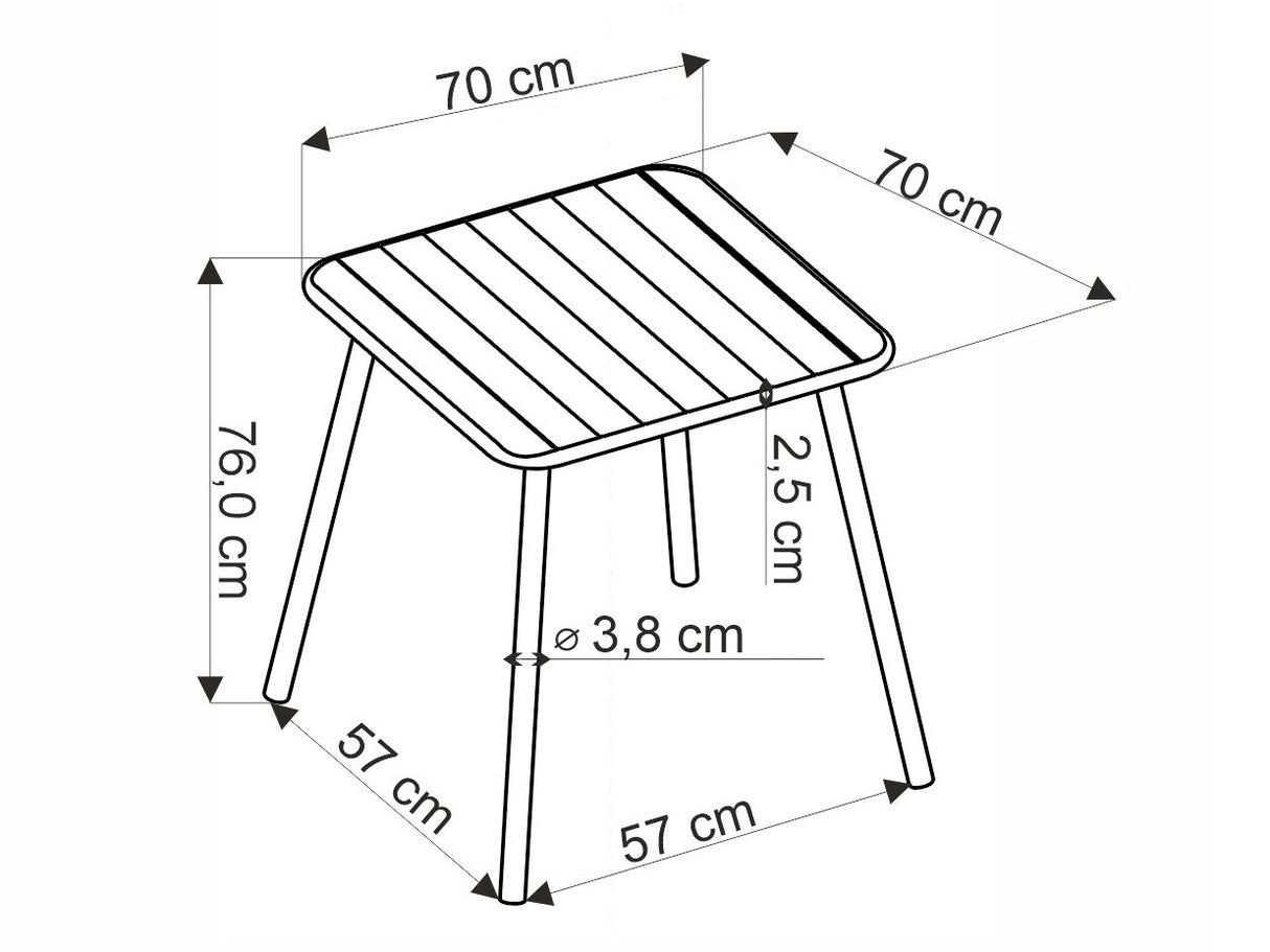 Mesa para exterior 596300