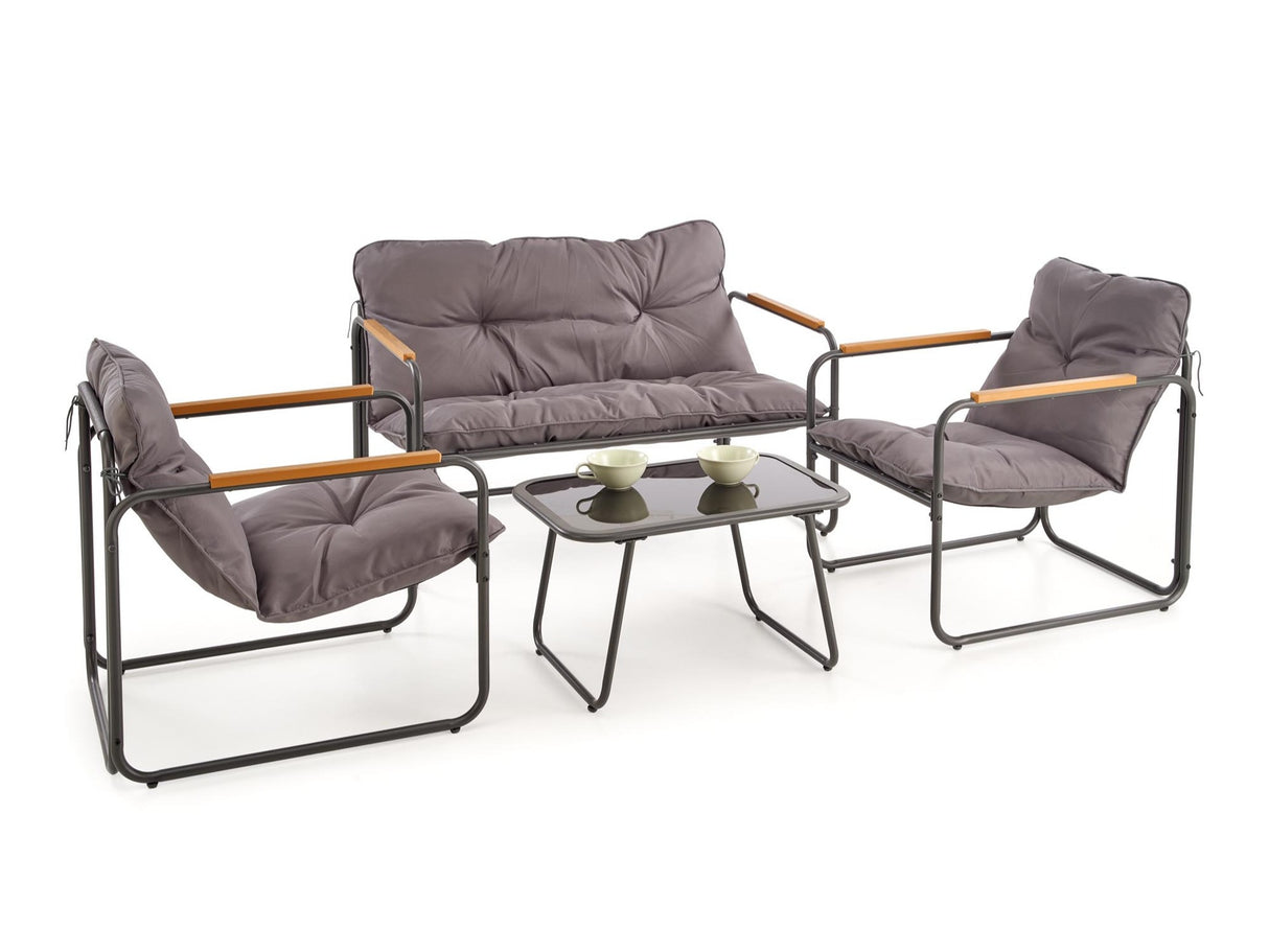 Conjunto de muebles de exterior 596436