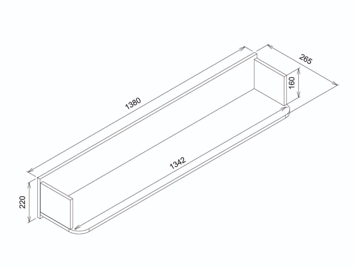 Estantería de pared 596573