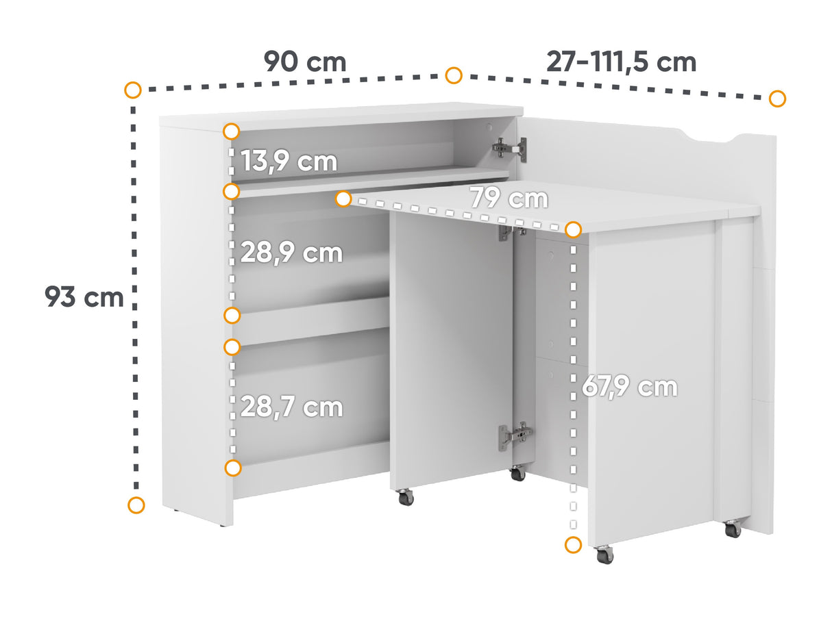 Mesa de ordenador esquinera 493582