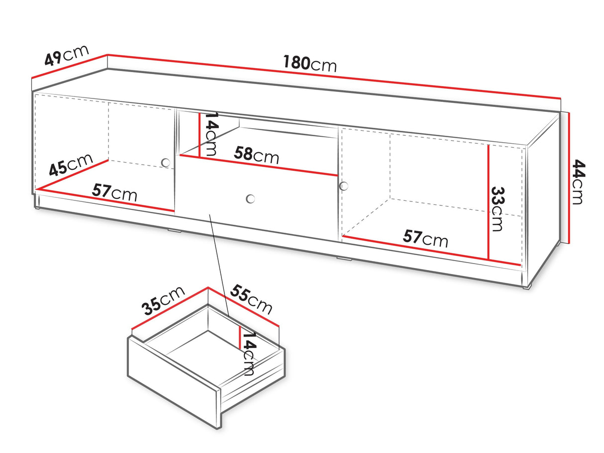 Mueble TV 599965