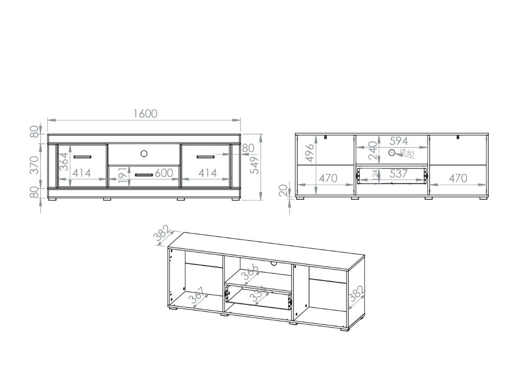 Mueble TV 602073