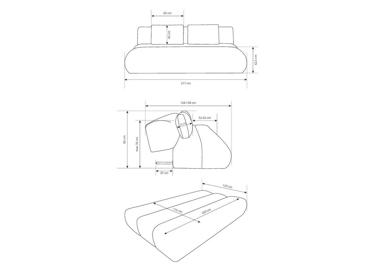 Sofá cama 605418
