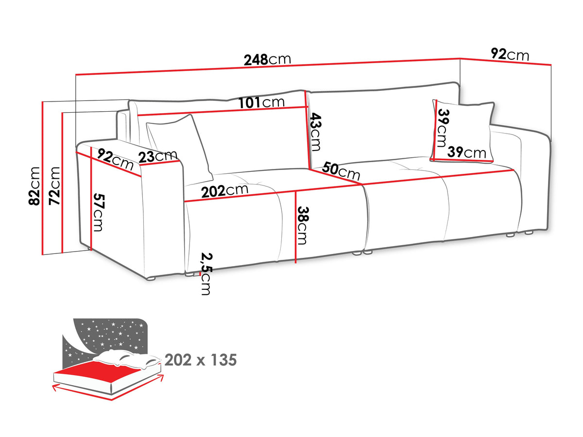 Sofá cama 583971