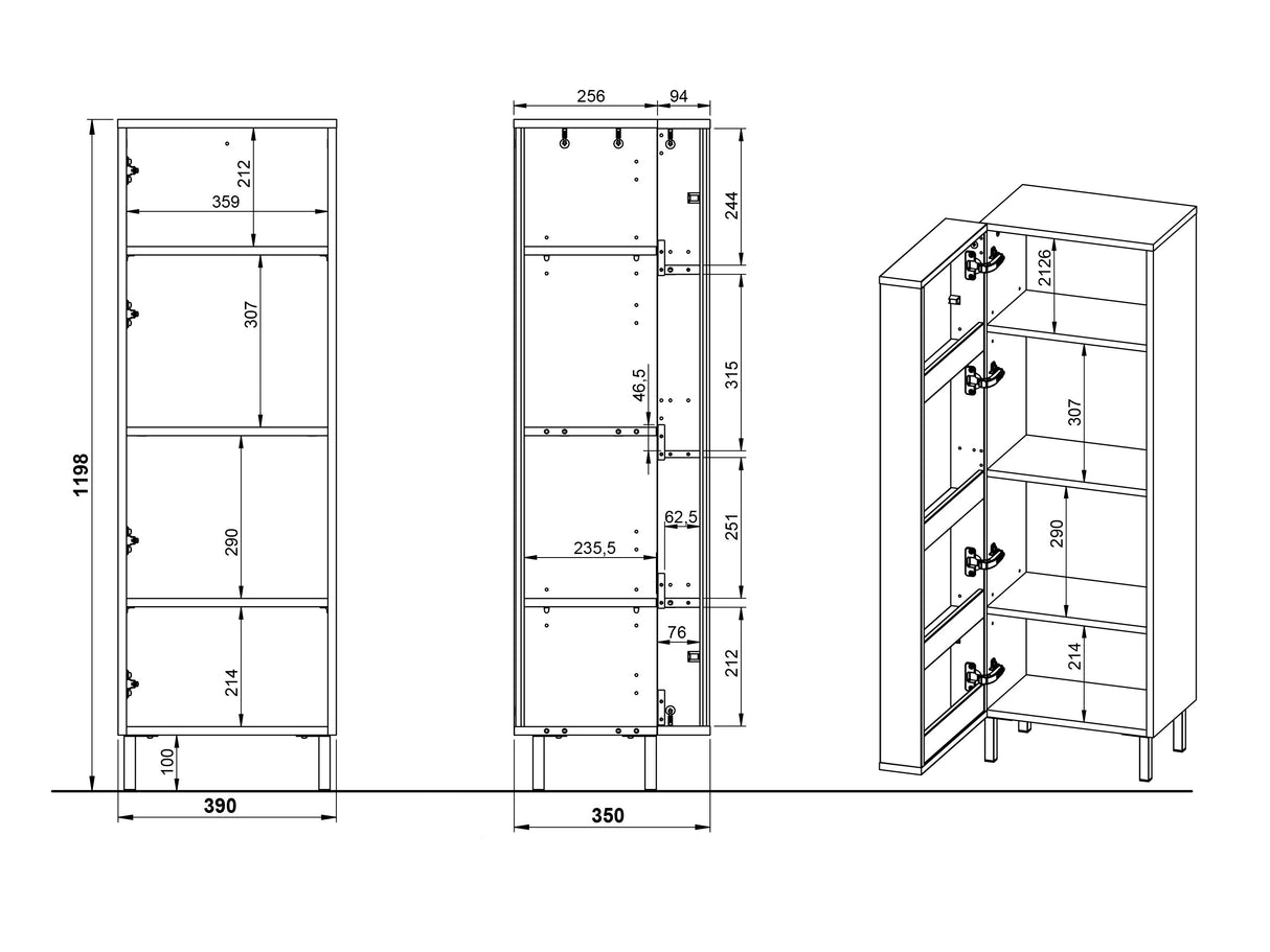 Conjunto de mueble de baño 612216