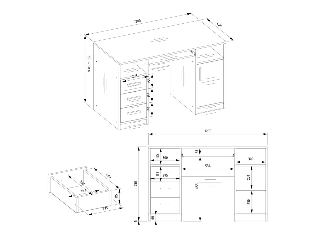 Mesa de oficina 612306