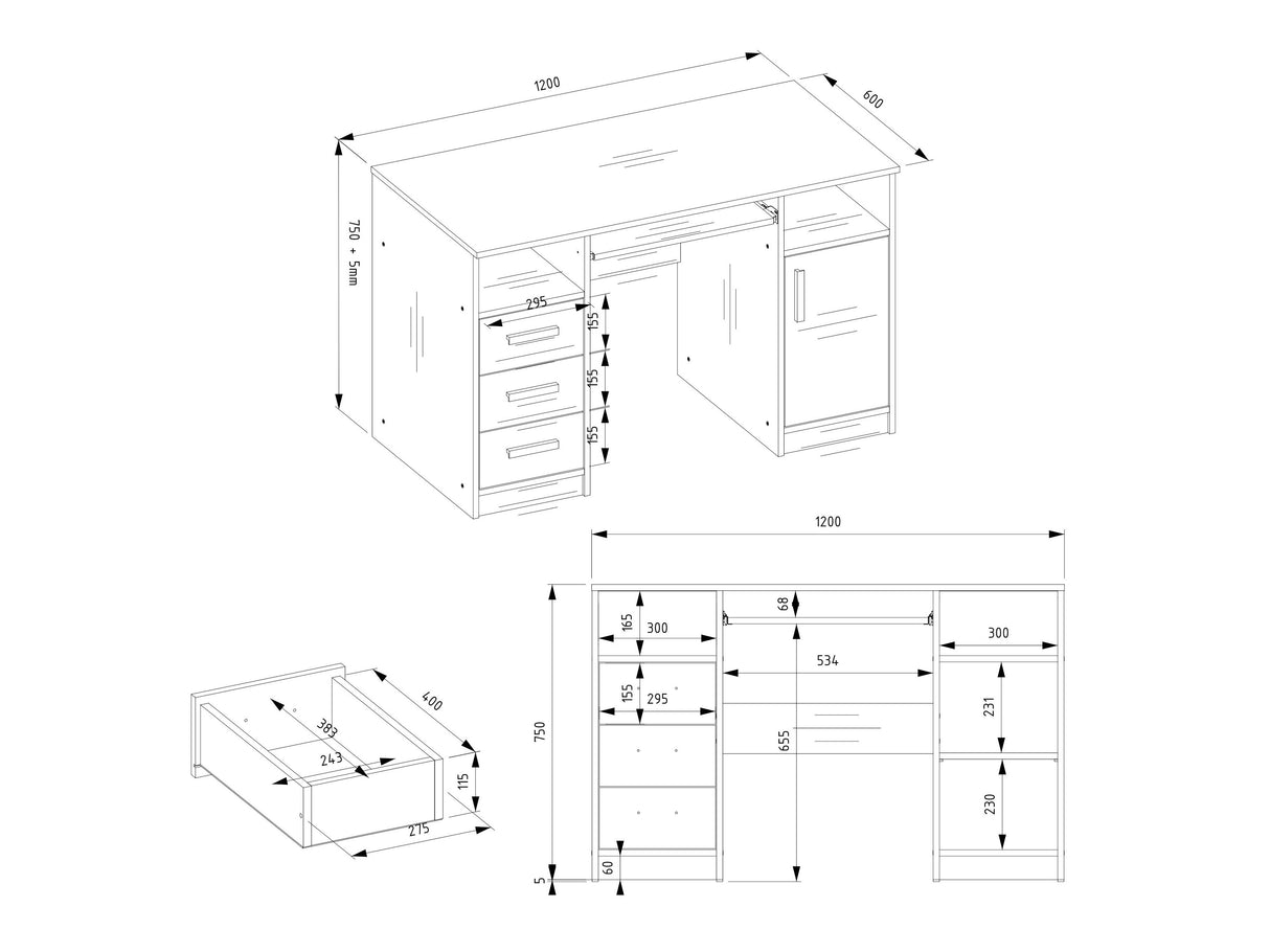 Mesa de oficina 612306