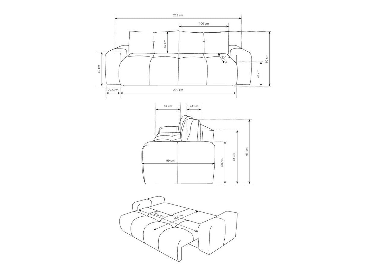 Sofá cama 576668