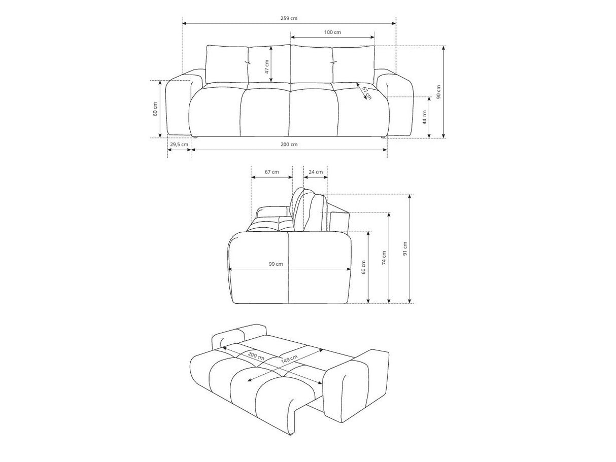 Sofá cama 576668