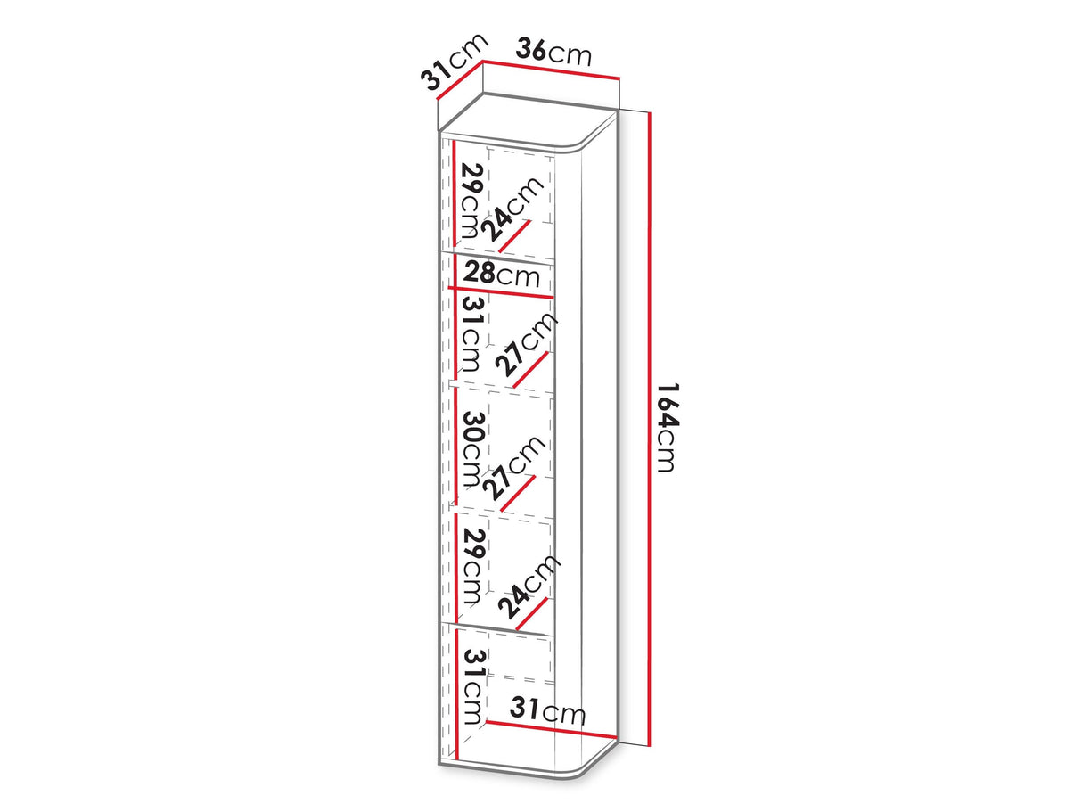 Estantería de pared 615672