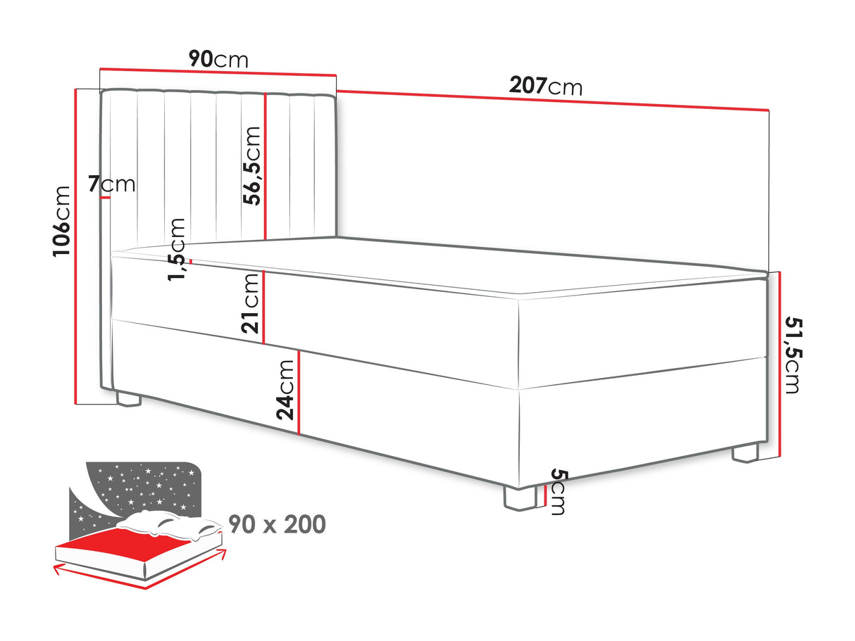Cama continental 615765