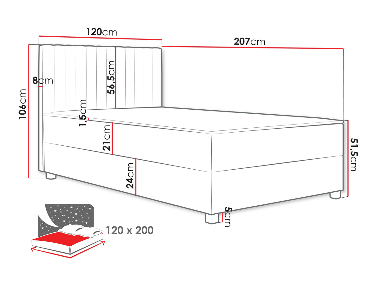 Cama continental 615765