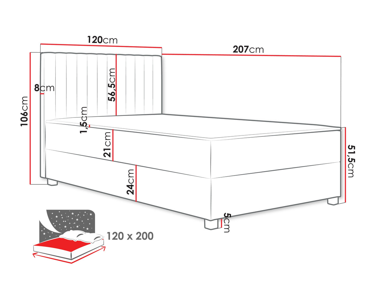 Cama continental 615765