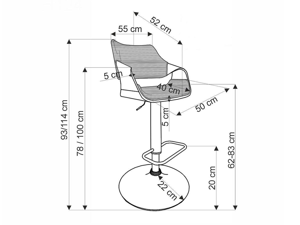 Silla de barra 537384