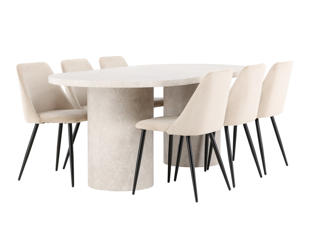 Conjunto de mesas y sillas para comedor 619884