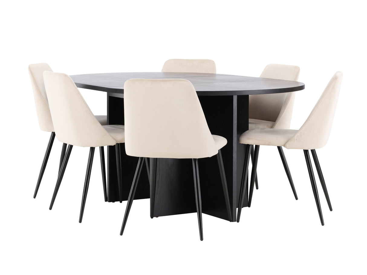 Conjunto de mesas y sillas para comedor 622797