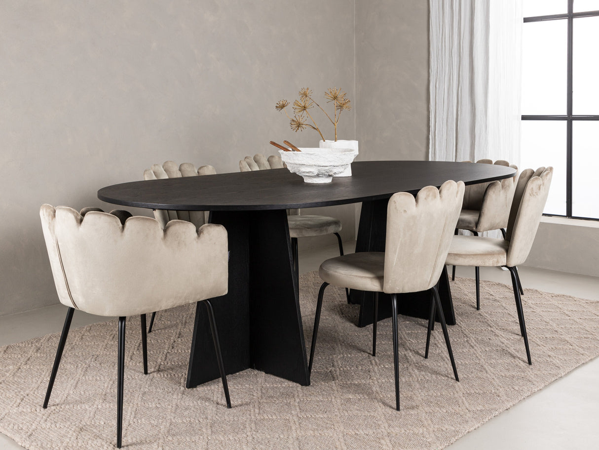 Conjunto de mesas y sillas para comedor 623621