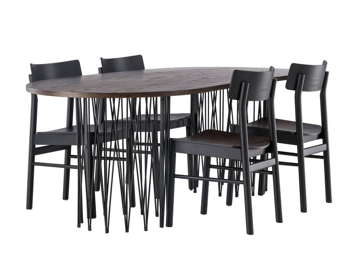 Conjunto de mesas y sillas para comedor 623847