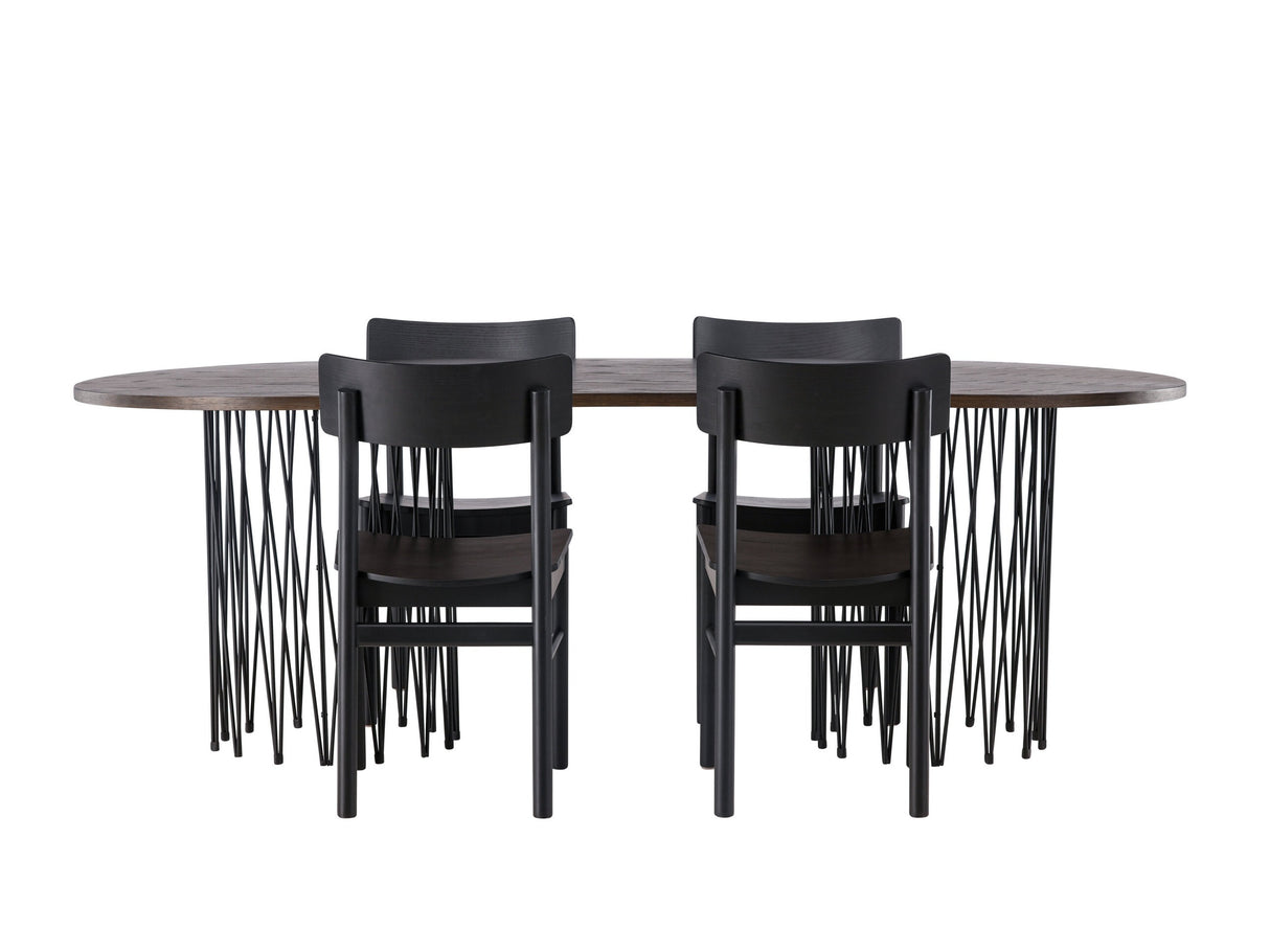 Conjunto de mesas y sillas para comedor 623847