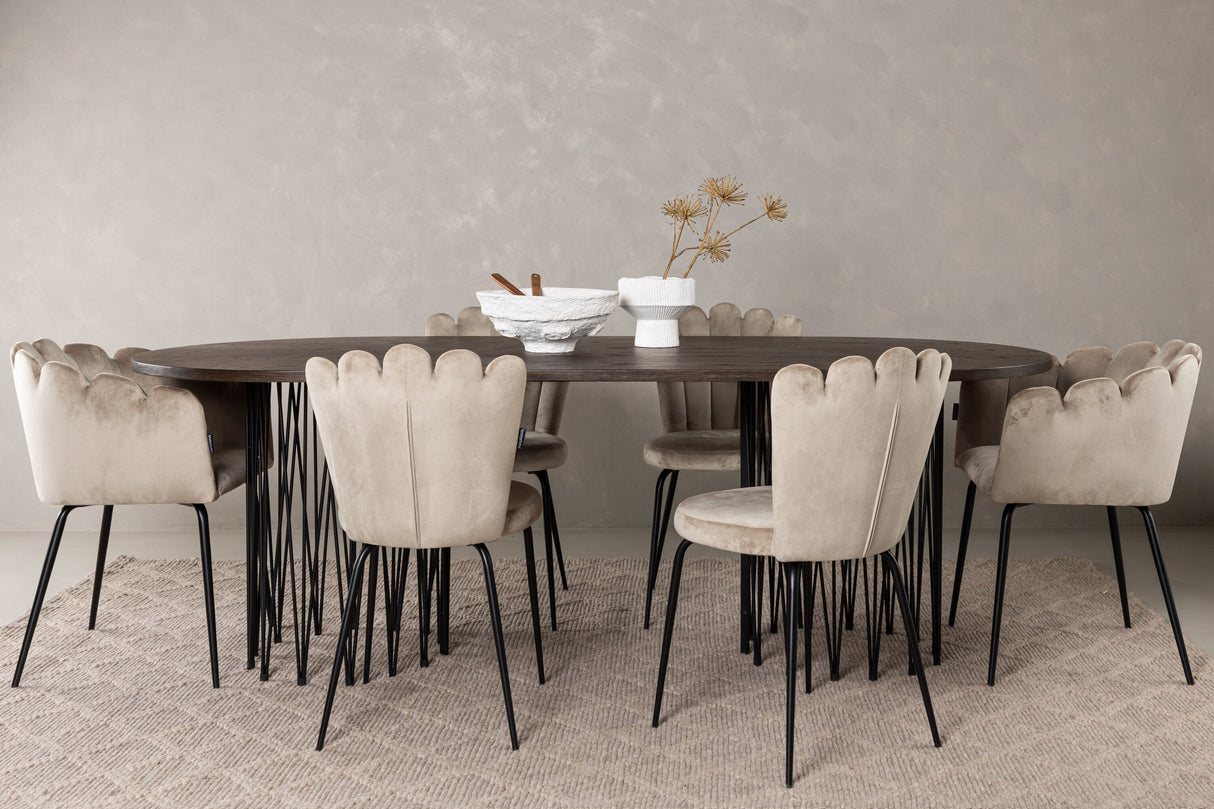 Conjunto de mesas y sillas para comedor 623861