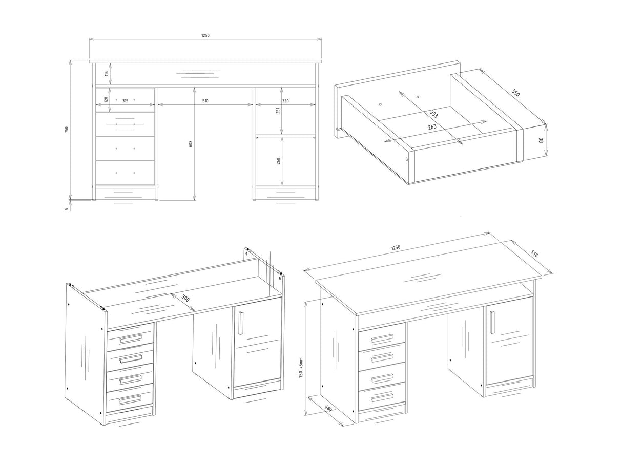 Mesa de oficina 612289