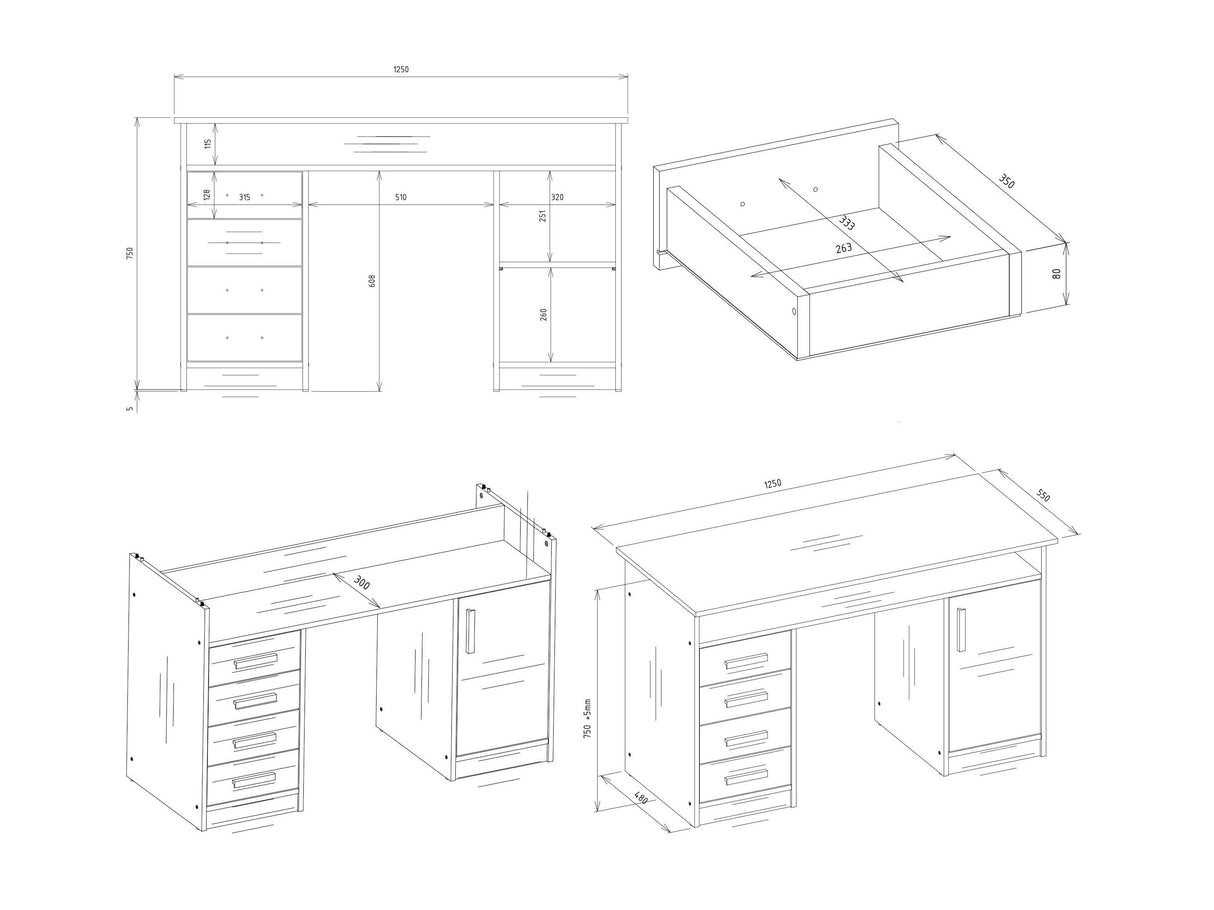 Mesa de oficina 612289
