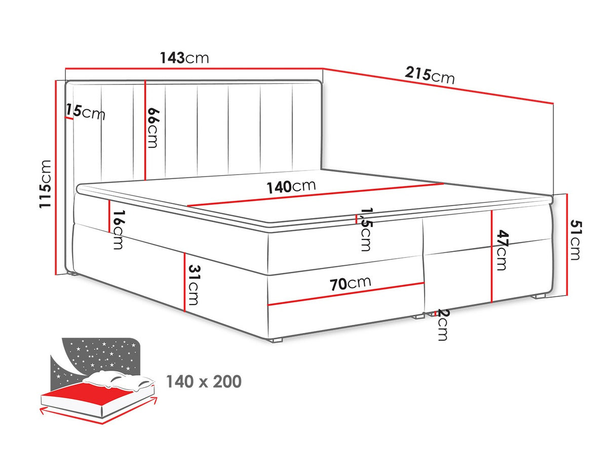 Cama continental 320788