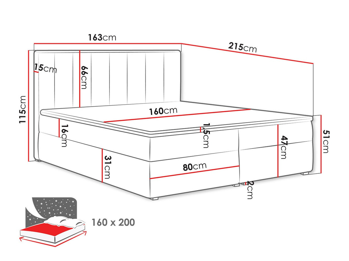 Cama continental 320788