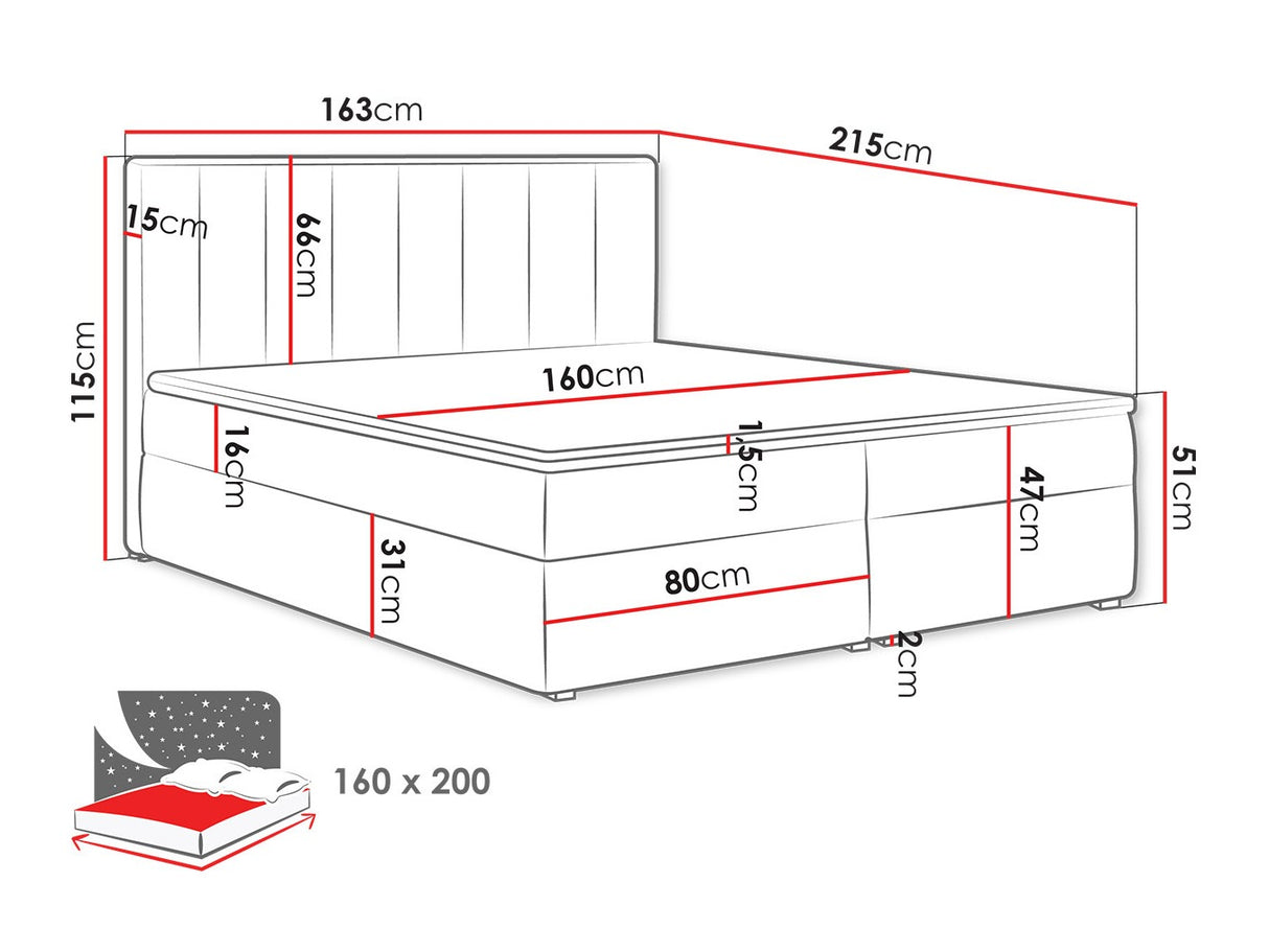 Cama continental 320788