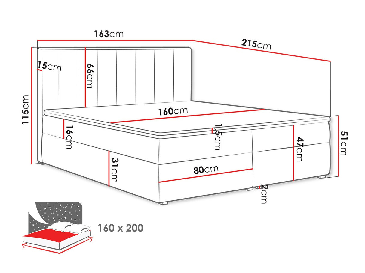 Cama continental 320788